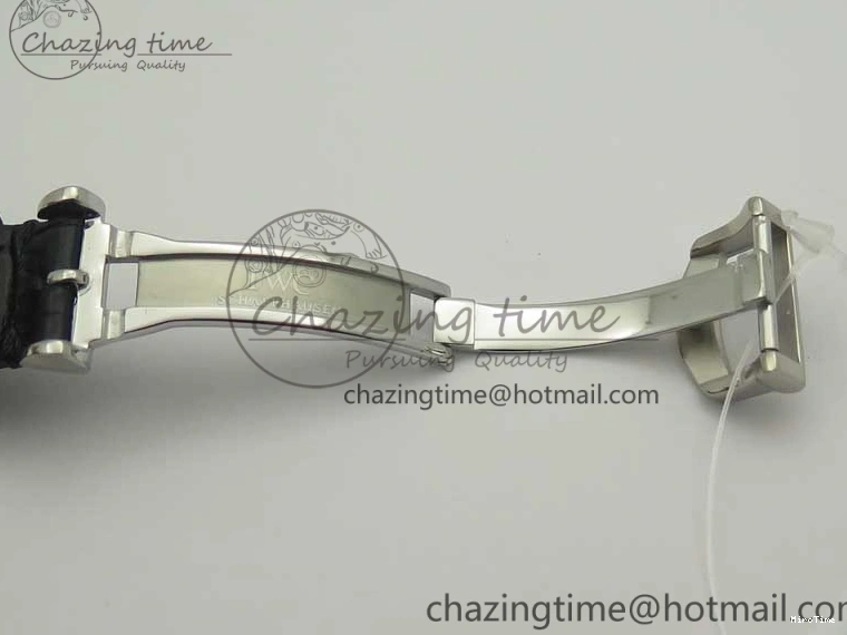 MIROTIME 0404 Portofino Automatic SS TWF 1:1 Best Edition Black Dial on Black Leather Strap A TravelReady 7199